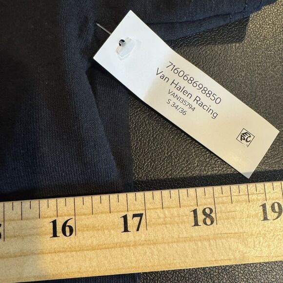 Van Halen Racing 84 Small Graphic T-Shirt Men's Rock Band Tee Black Race Car - Picture 6 of 6